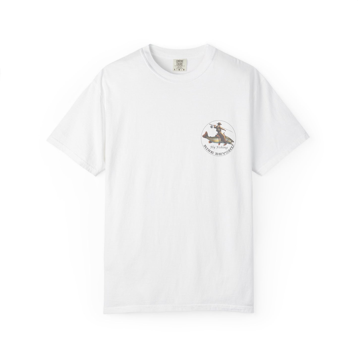 We’re Here for Your Flies – Poncho Trout Fly Fishing Tee Funny Cowboy T-Shirt Outdoorsy Friends