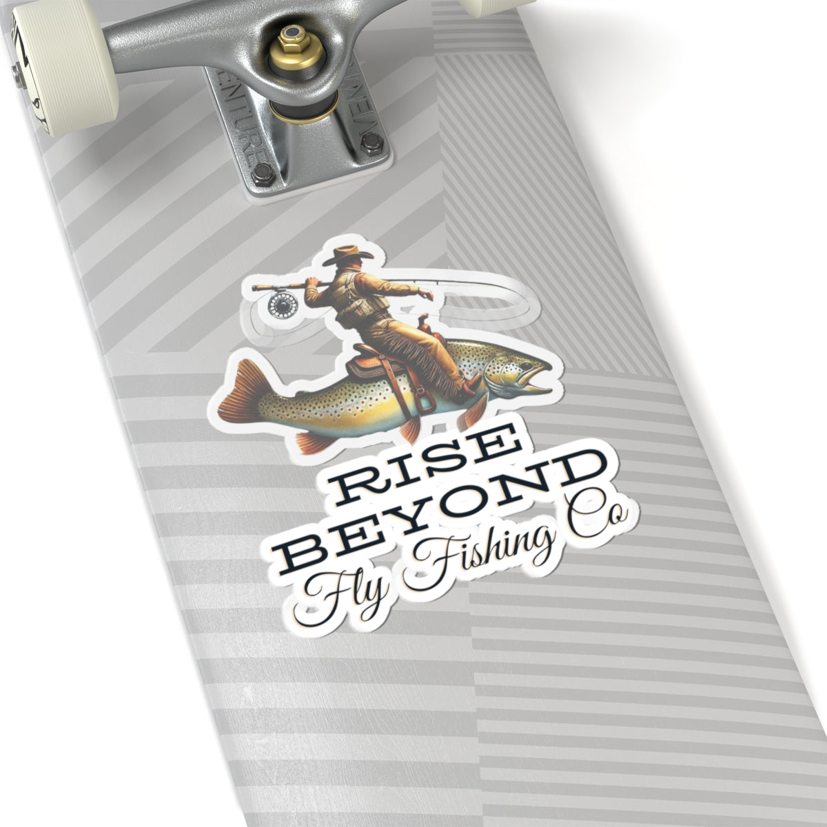 Cowboy Trout Fly Fishing Stickers