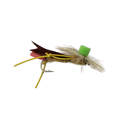 Parachute Hopper Fly Pack –  High-Vis Grasshopper Dry Flies