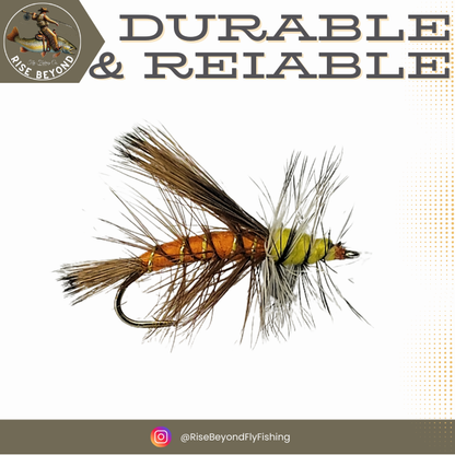 Parachute Hopper Fly Pack –  High-Vis Grasshopper Dry Flies