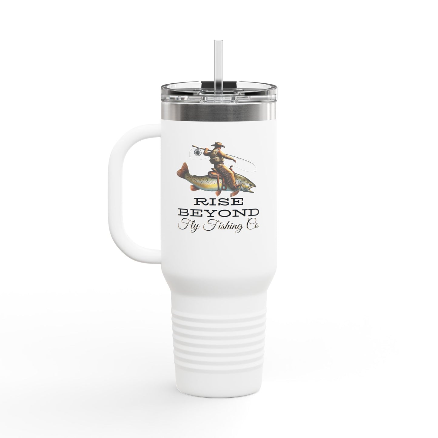 Rise Beyond Cowboy Trout Insulated Tumbler Mug 40oz