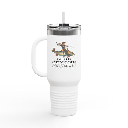 Rise Beyond Cowboy Trout Insulated Tumbler Mug 40oz