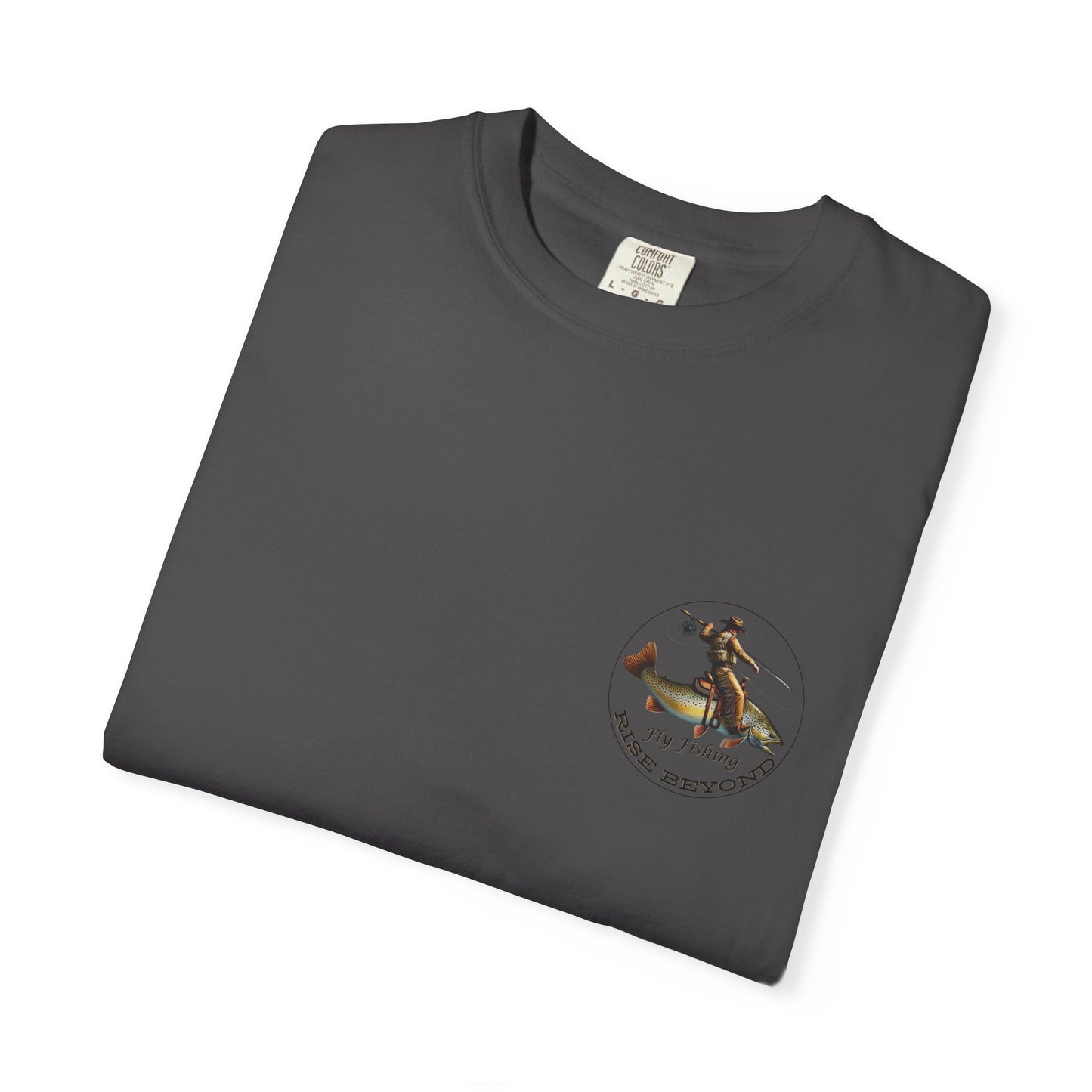 We’re Here for Your Flies – Trout Train Heist Fly Fishing Tee Vintage Cowboy Graphic T-Shirt Outdoor Adventure Tee