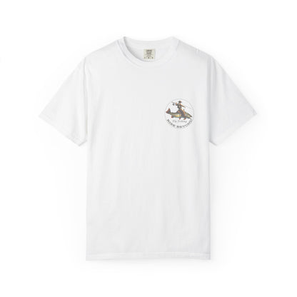 We’re Here for Your Flies – Trout Train Heist Fly Fishing Tee Vintage Cowboy Graphic T-Shirt Outdoor Adventure Tee