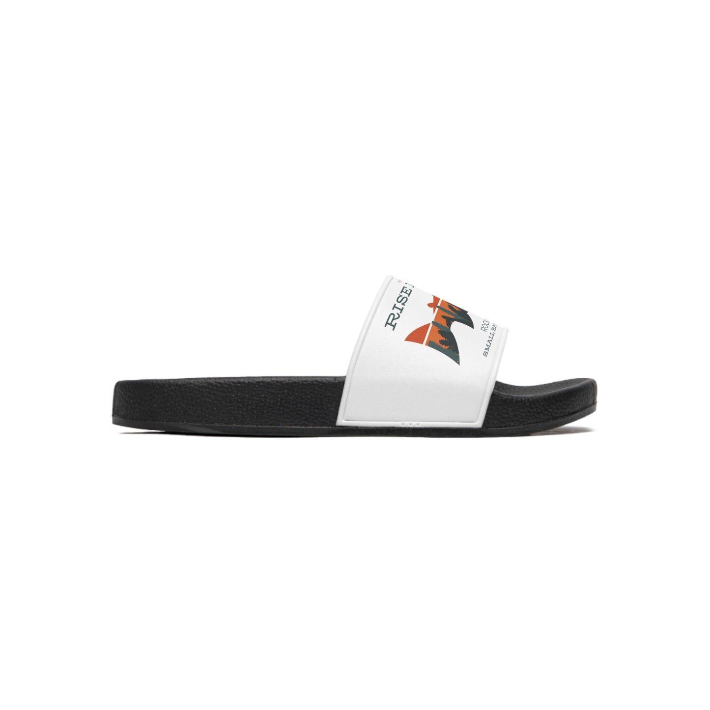 Slide Sandals - 'Rise Beyond' Mountain Graphic Pool Slides for Men