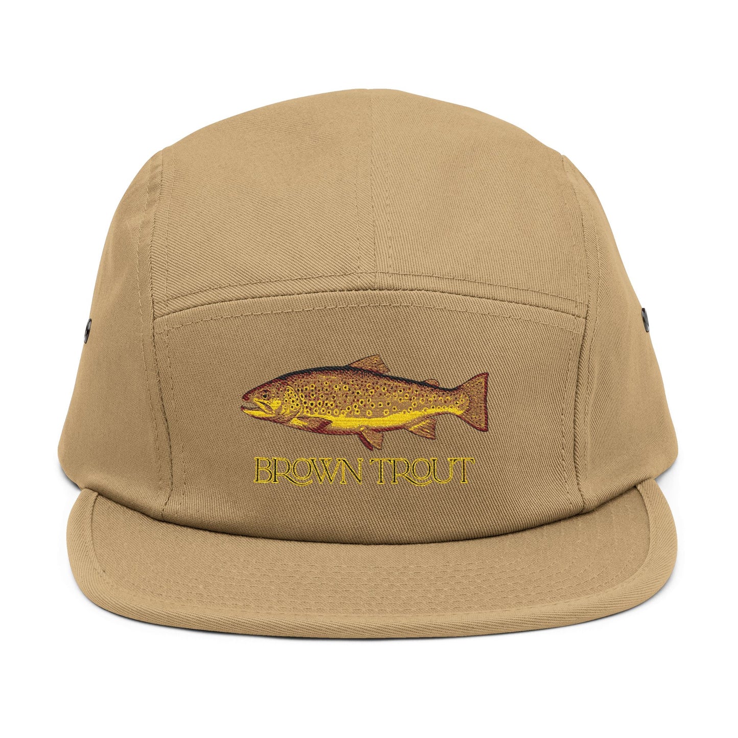 Brook Trout Hat | Trout of the Divide Colorado Fly Fishing | Embroidered 5-Panel Cap