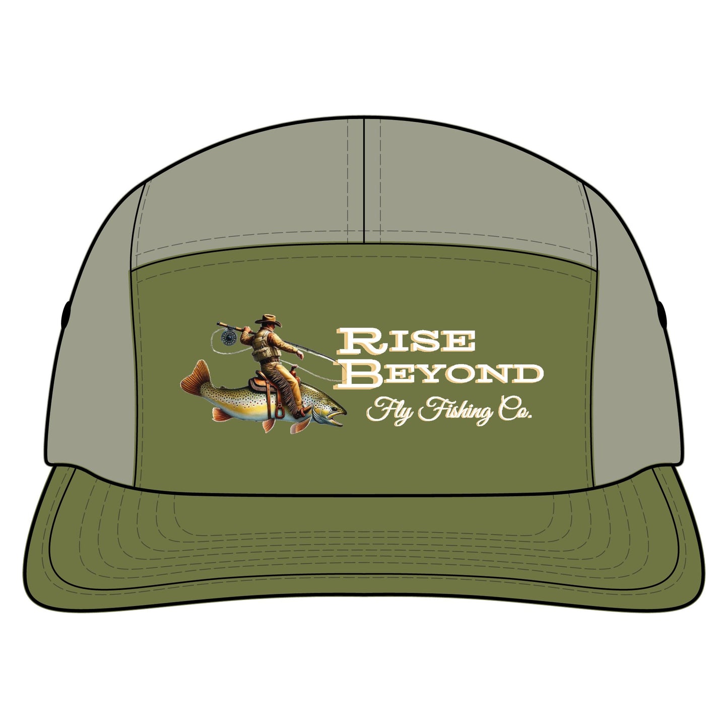 Colorado Cowboy Trout Trucker- Rise Beyond Fly Fishing Co. Embroidered Fishing Cap