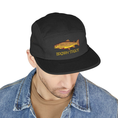 Brook Trout Hat | Trout of the Divide Colorado Fly Fishing | Embroidered 5-Panel Cap