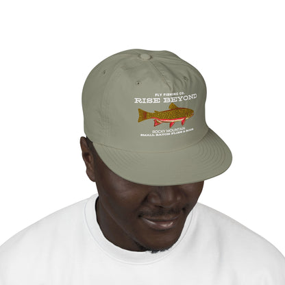 Embroidered Brook Trout Surf Cap – 'Rise Beyond' Fishing Hat