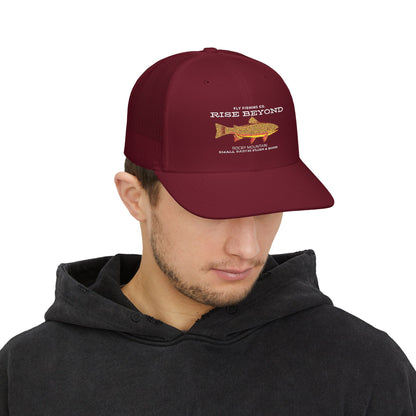Rise Beyond Rocky Mountain Trout Trucker Hat