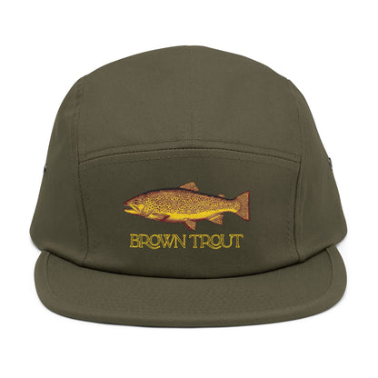 Brook Trout Hat | Trout of the Divide Colorado Fly Fishing | Embroidered 5-Panel Cap