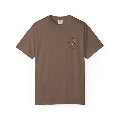 We’re Here for Your Flies – Outlaw Trio Fly Fishing Tee Cowboy Graphic T-Shirt Cowboy Humor