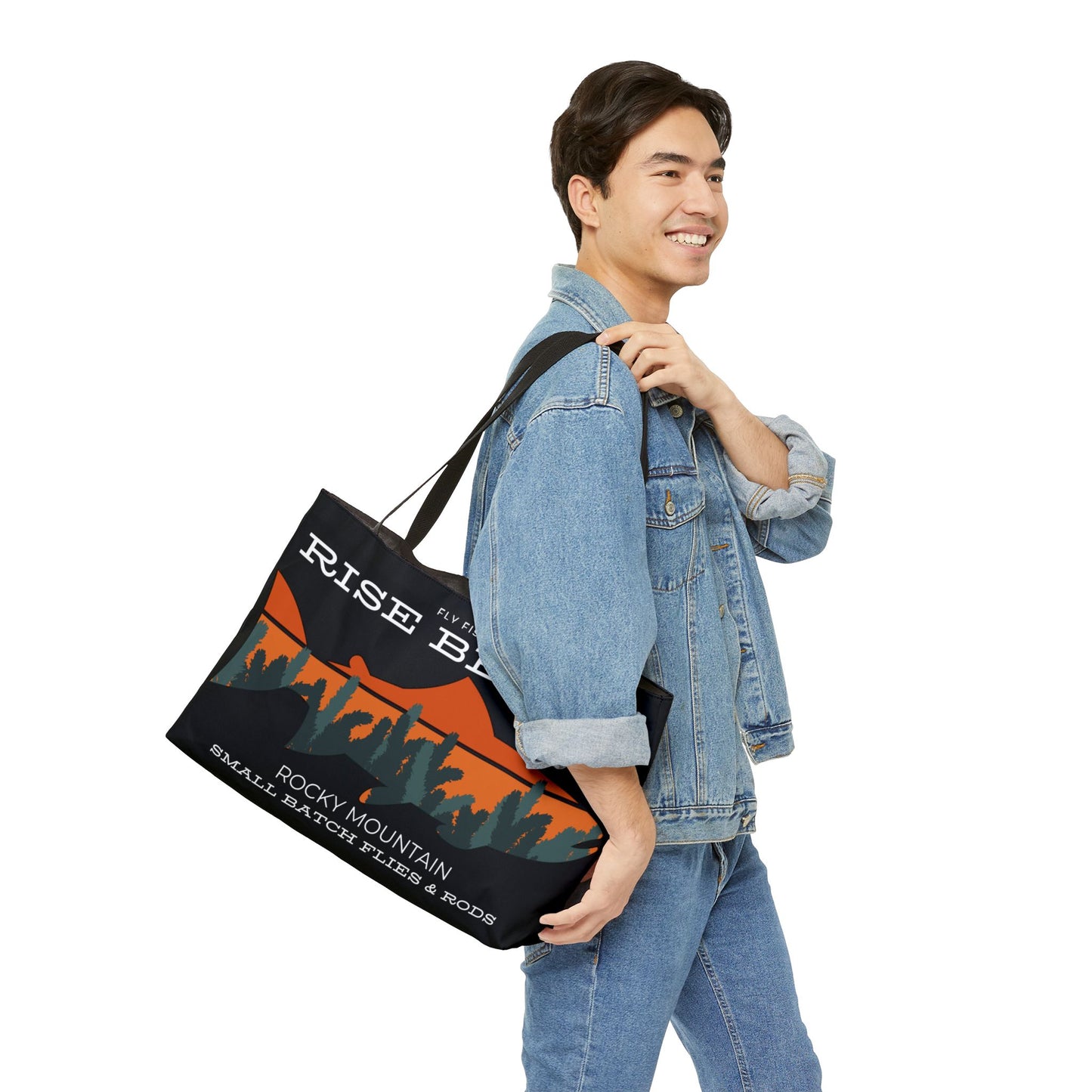 Rise Beyond Rocky Mountain Wader Bag WeekenderTote Bag,