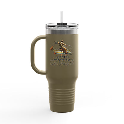 Rise Beyond Cowboy Trout Insulated Tumbler Mug 40oz