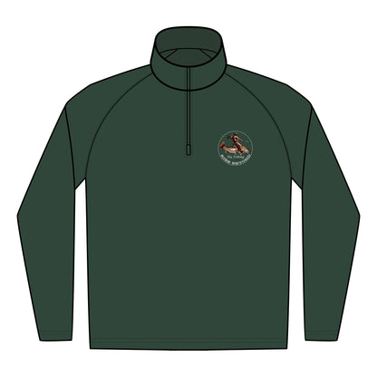 Rise Beyond Cowboy Trout Logo Men's Sport-Wick® Quarter-Zip Pullover