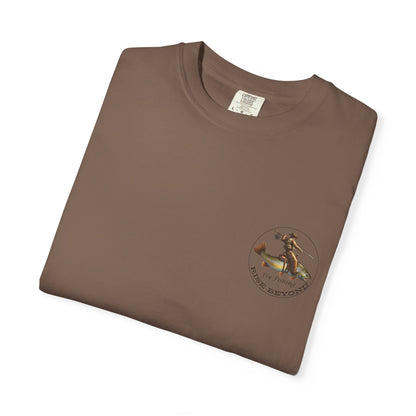 We’re Here for Your Flies – Stagecoach Raid Fly Fishing Tee Wild West Humor T-Shirt